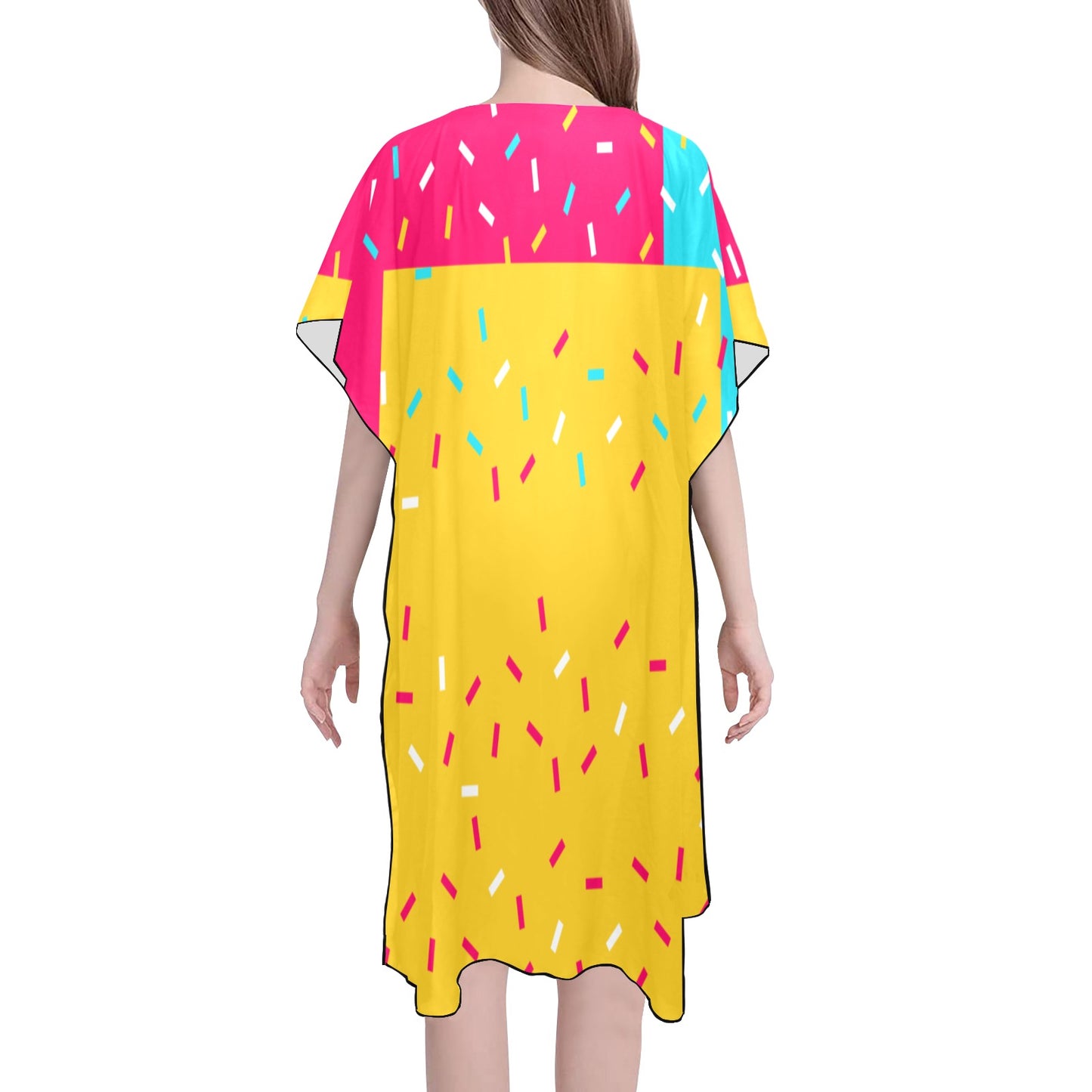 Yellow Party Chiffon Cover Up