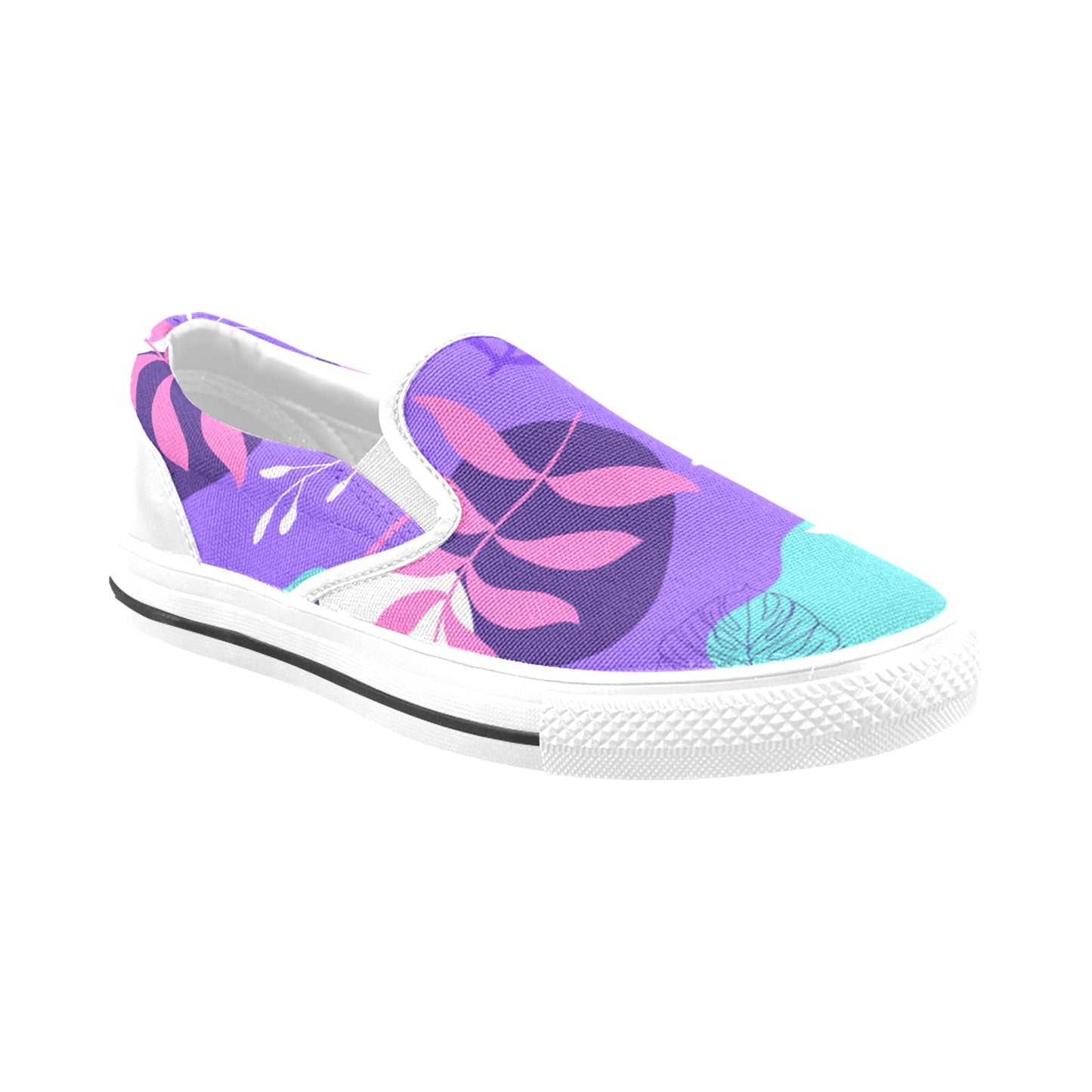 Purple Palms Men's Slip-on Shoes