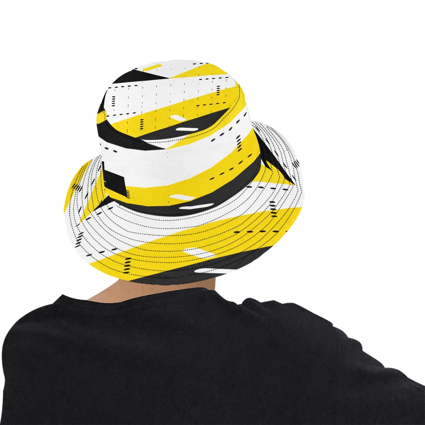 Black & Yellow Unisex Bucket Hat