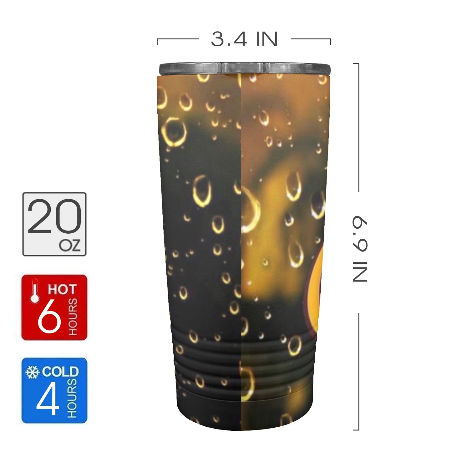 Root Beer 20oz Insulated Stainless Steel Mobile Tumbler