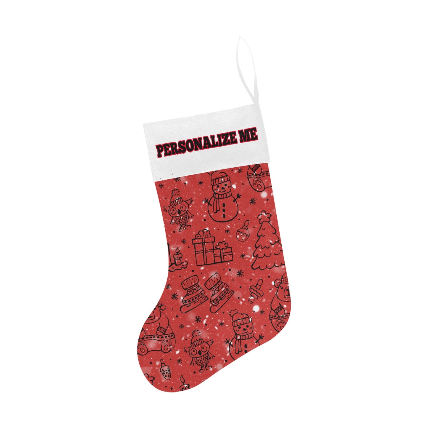 Red Christmas Christmas Stocking