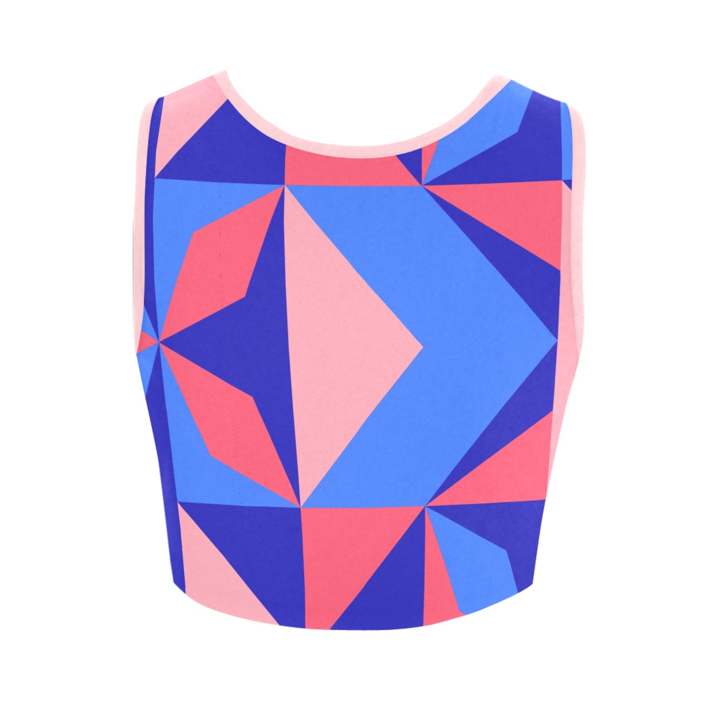 Color Abstract Women's Crop Top