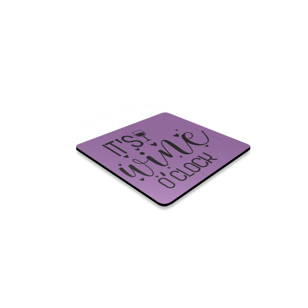 Wine O’ Clock Square Coaster