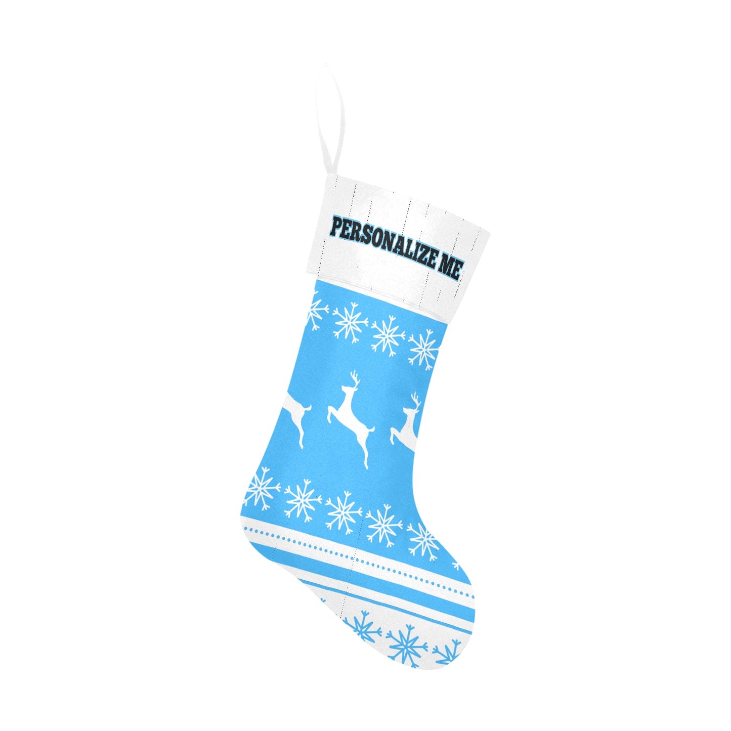 Deer in snow Christmas Stocking