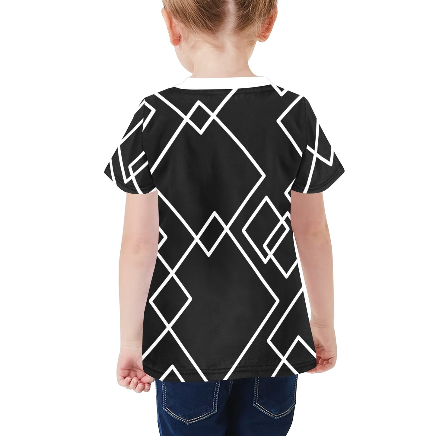 Black Squared Unisex T-Shirt- Kids