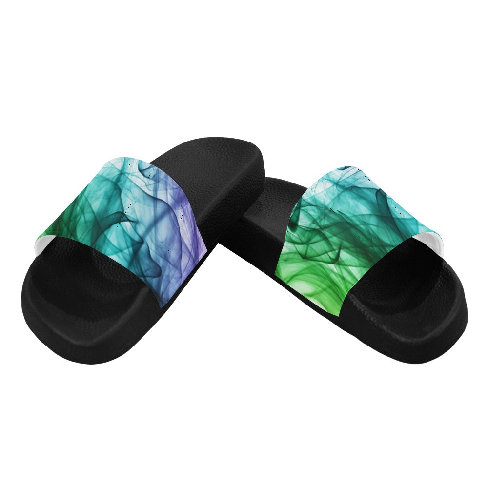 Color Whirl Men's Slides