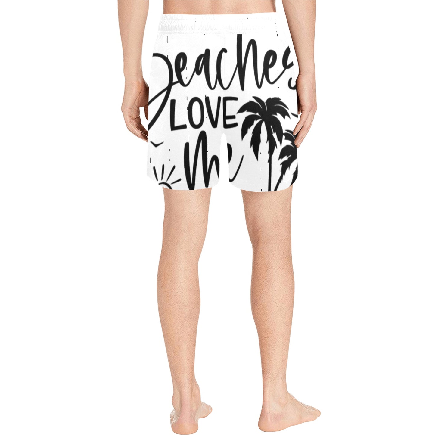 Beaches Love Me Men's Swim Shorts