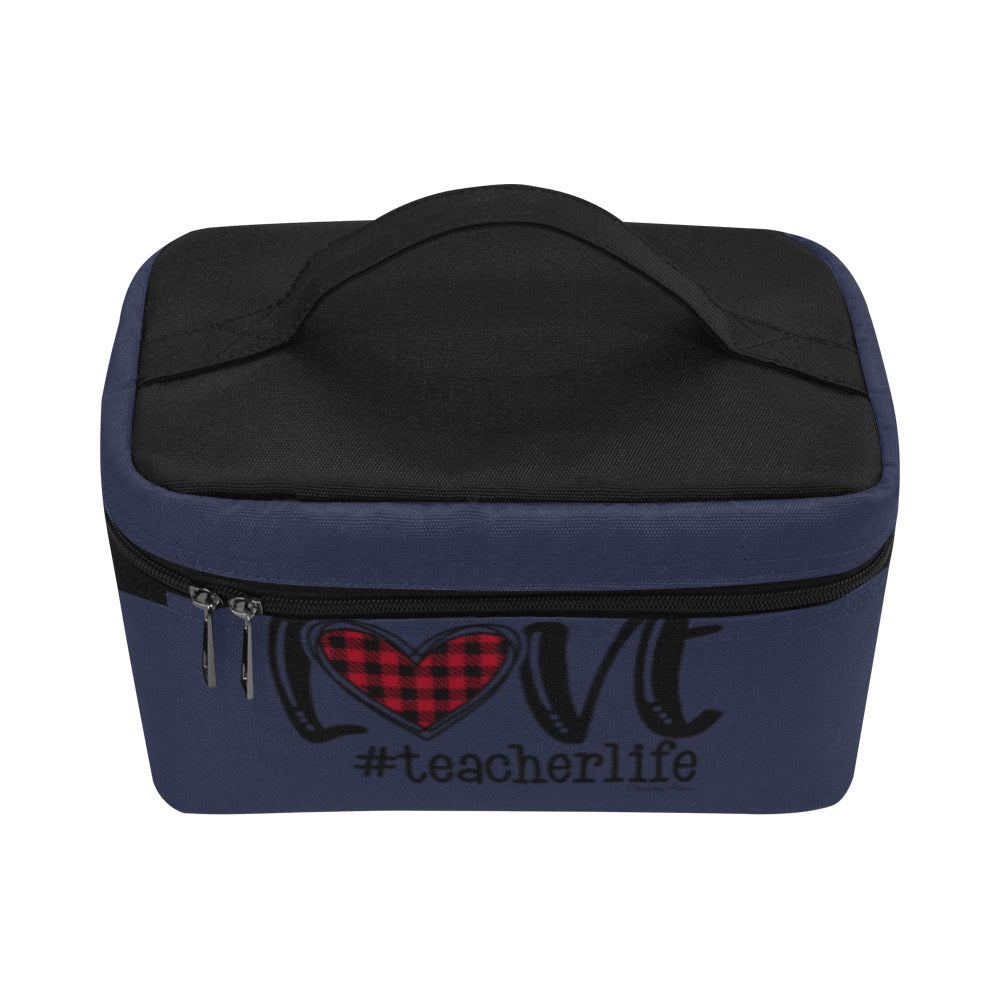 Love Teacher Life Cosmetic/Desk Bag/Large