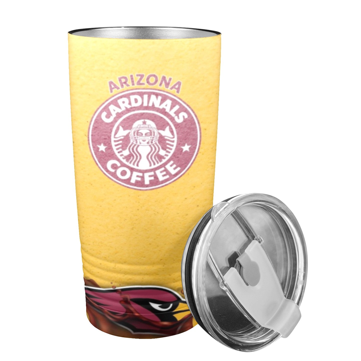 Cardinals 20oz Insulated Stainless Steel Mobile Tumbler