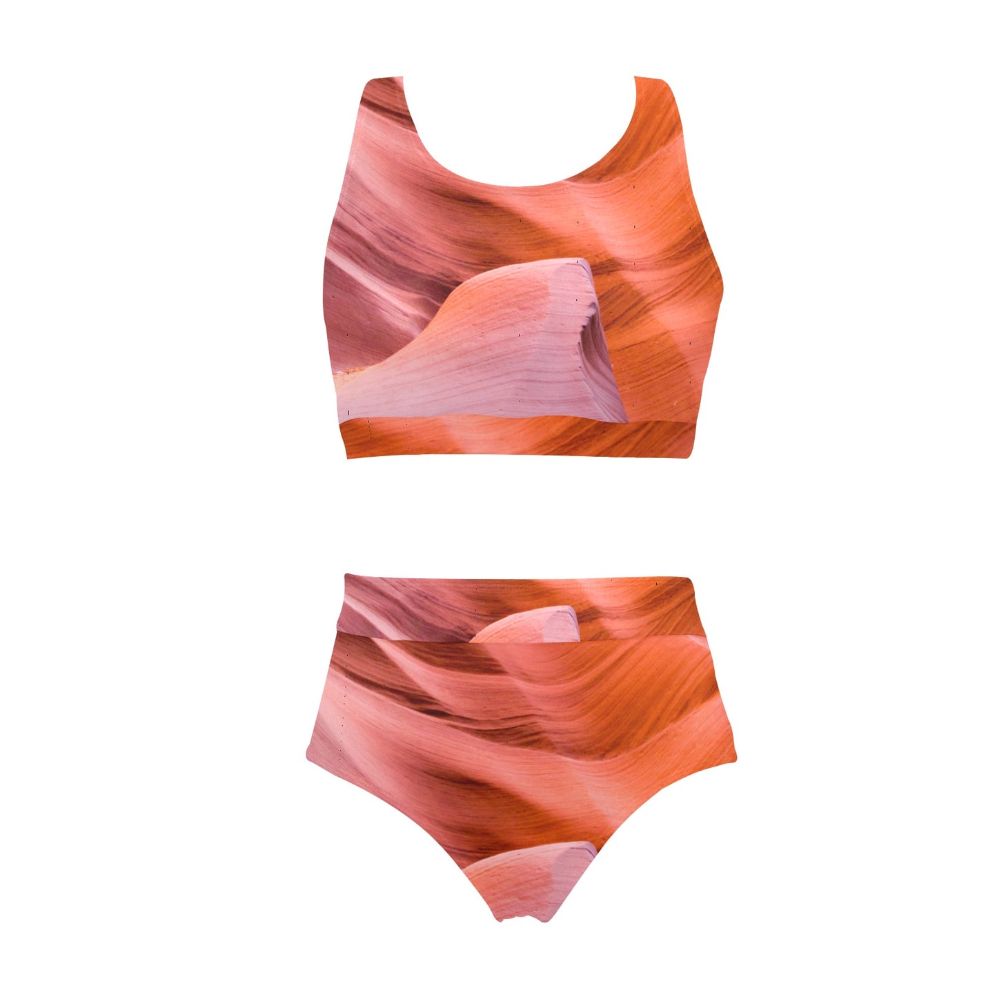 Sherbet Bliss Crop Top Bikini Set