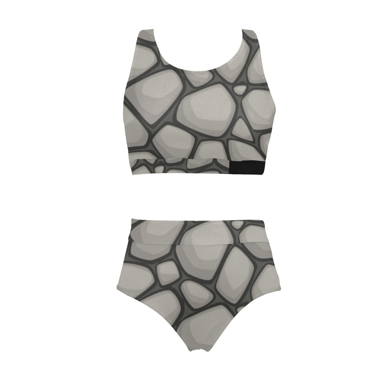 Rock Climb Crop Top Bikini Set