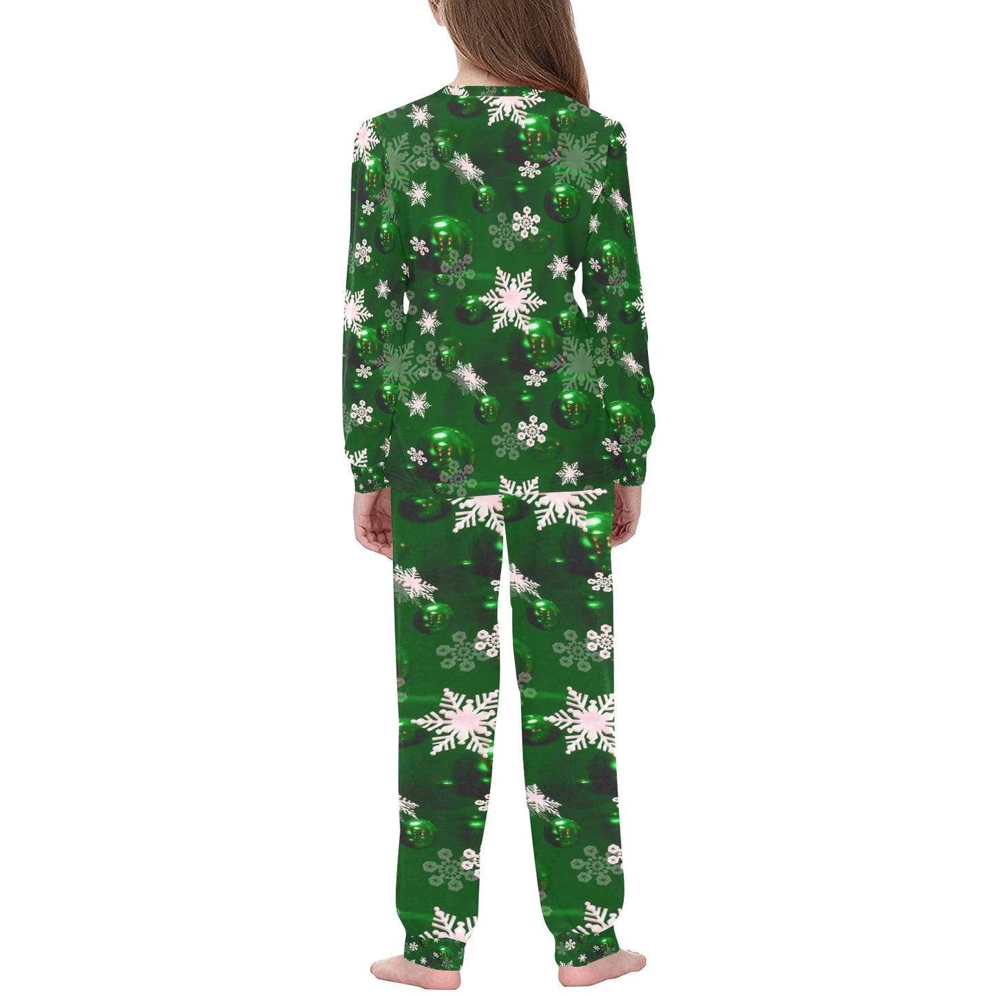 Green Bells- Christmas Kids' Pajama Set