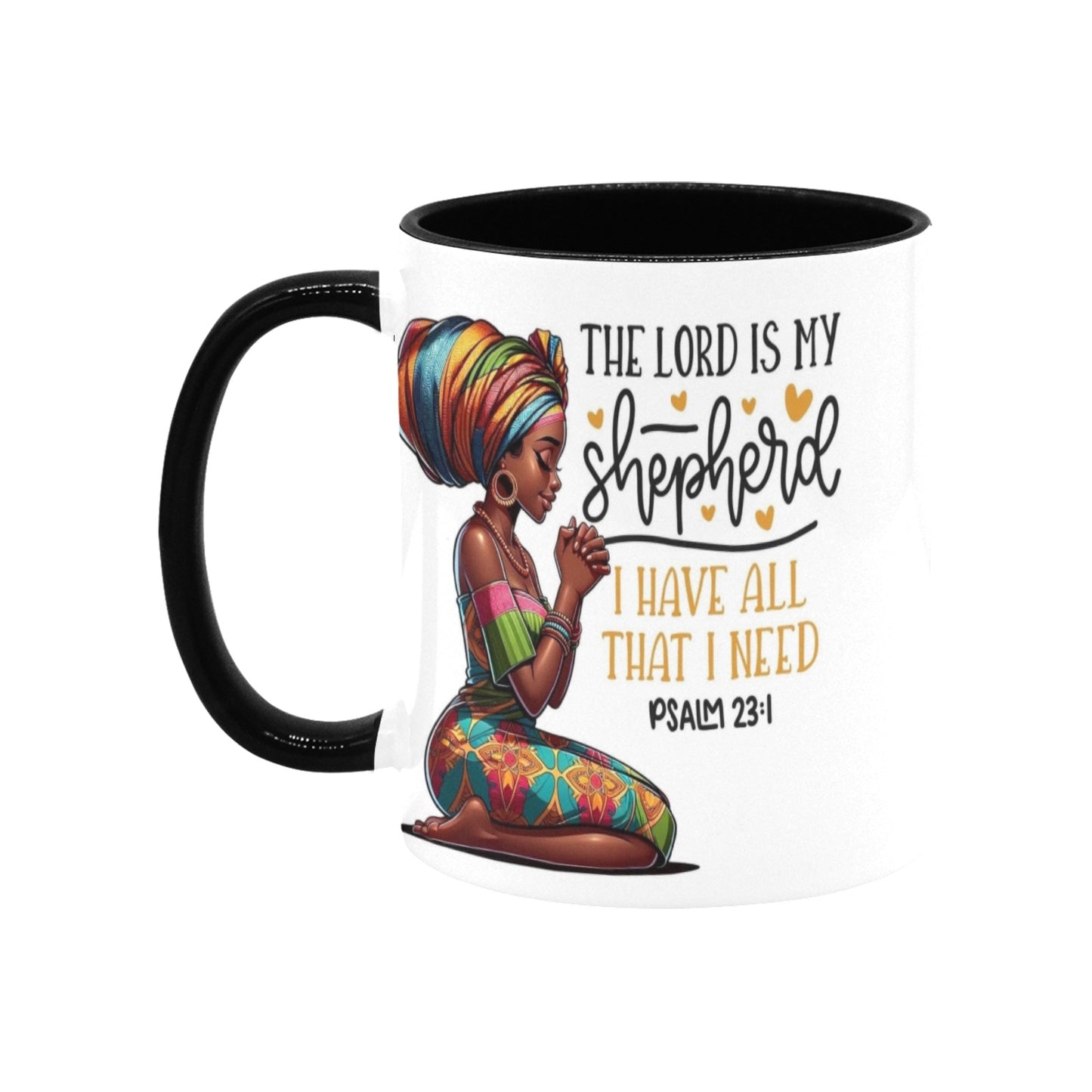 The Lord is my Shepherd Custom Inner Color Mug (11oz)