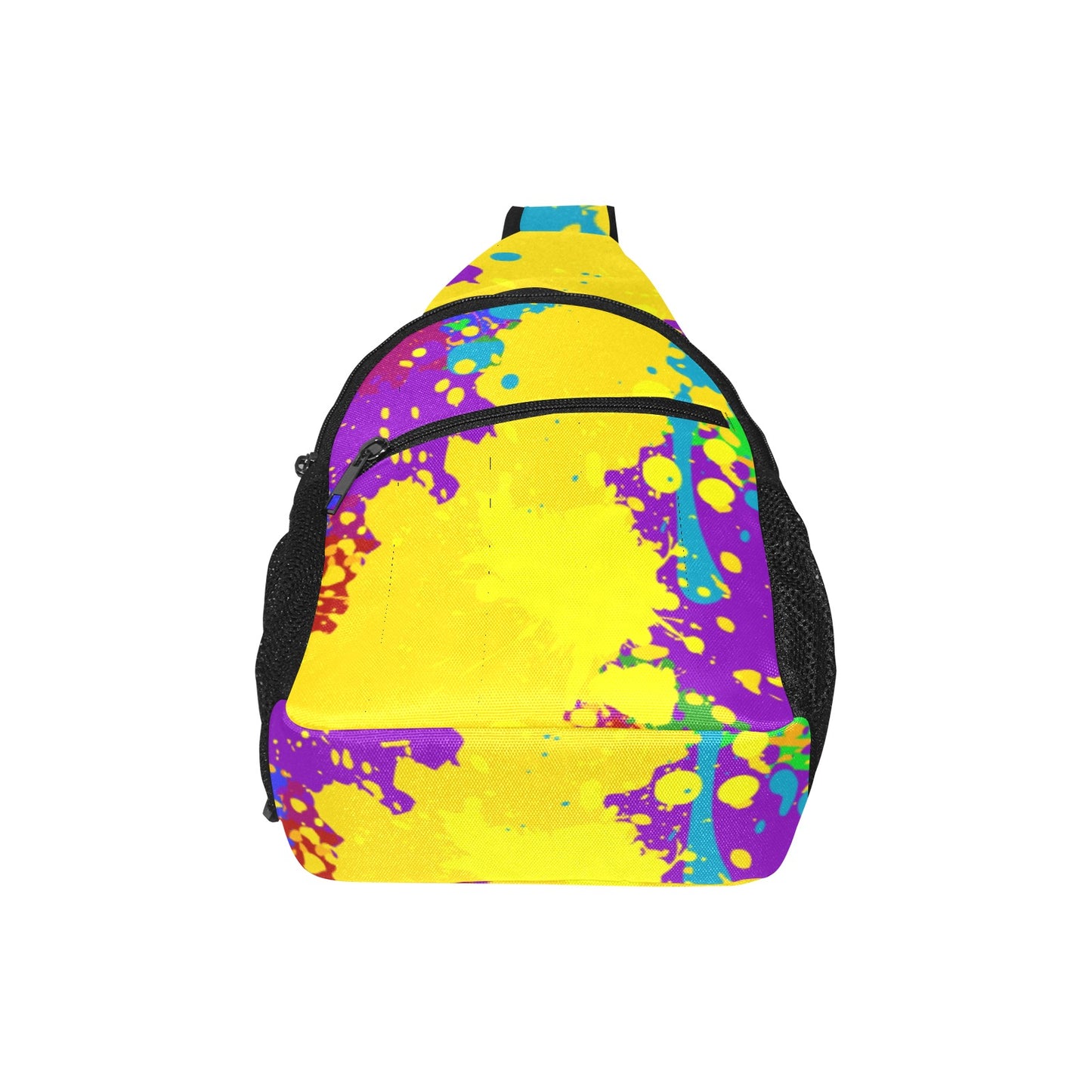 Yellow Splatter Chest Bag