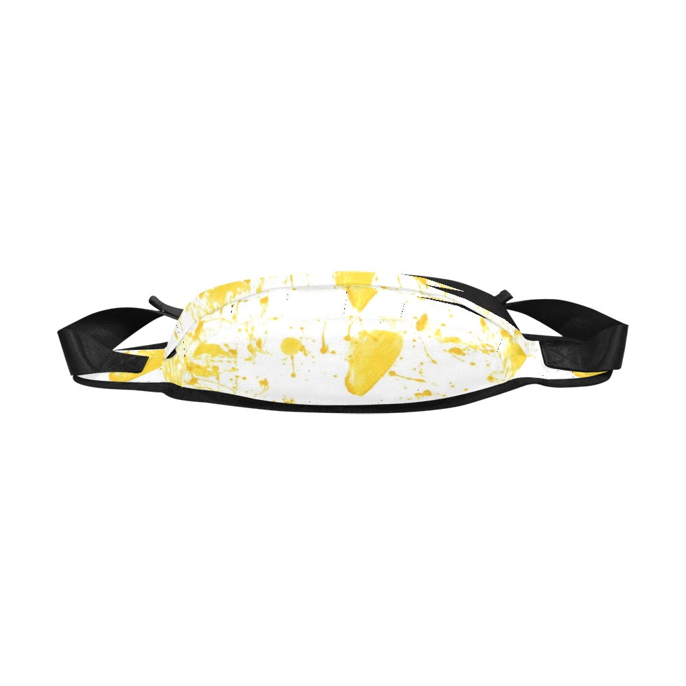 Yellow Splash Fanny Pack/Large