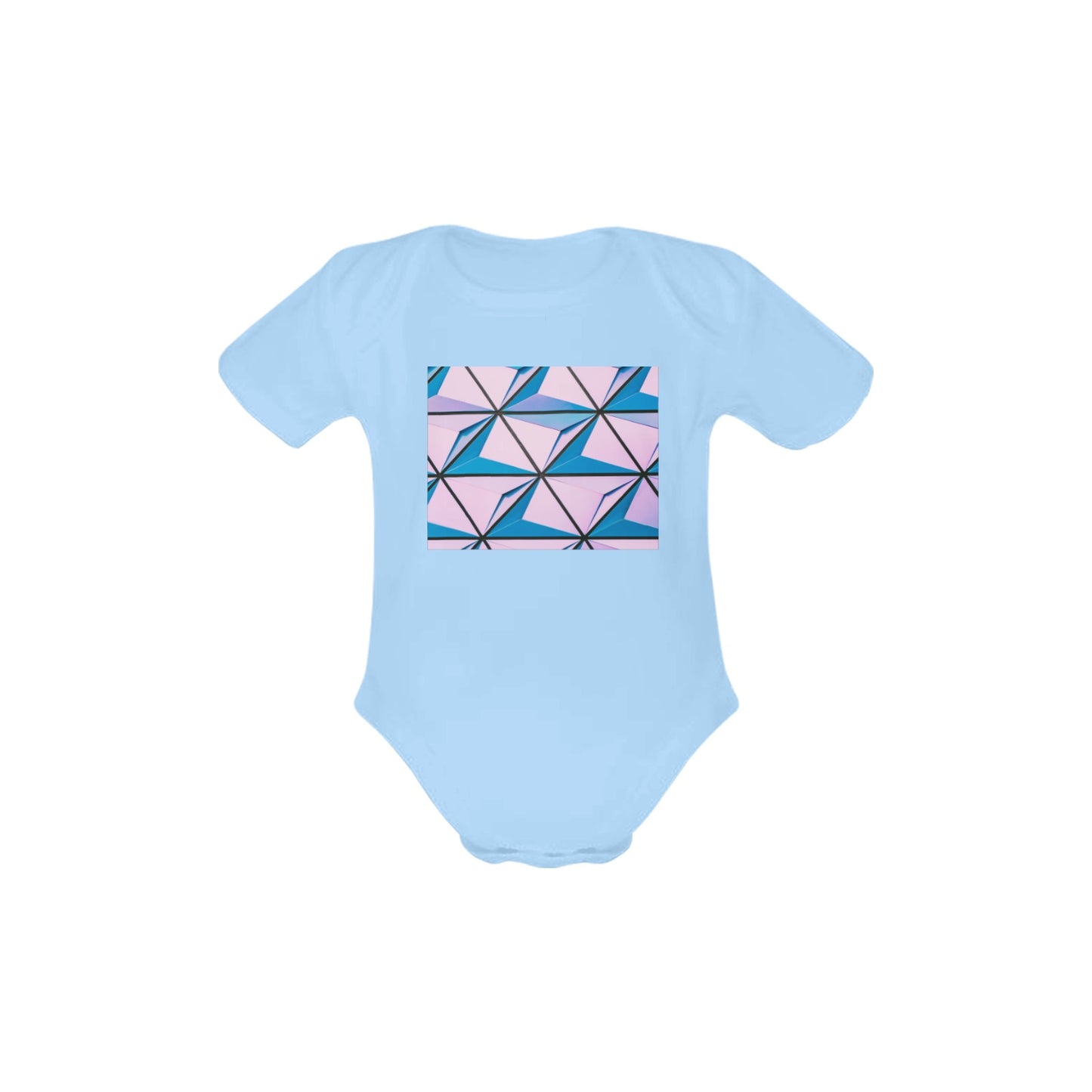 Pink Abstract Baby Onesie