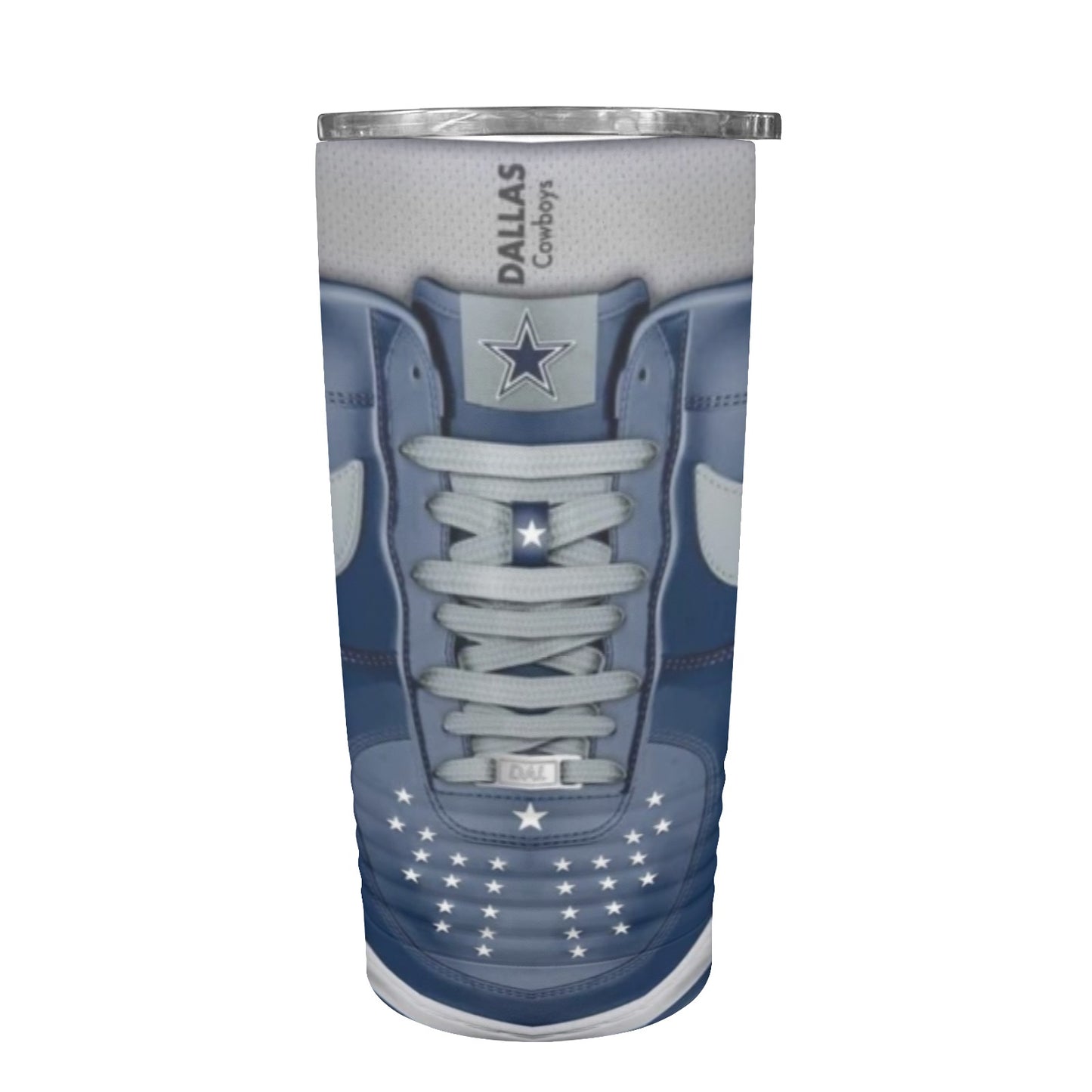 Dallas Cowboy Sneakers 20oz Insulated Stainless Steel Mobile Tumbler