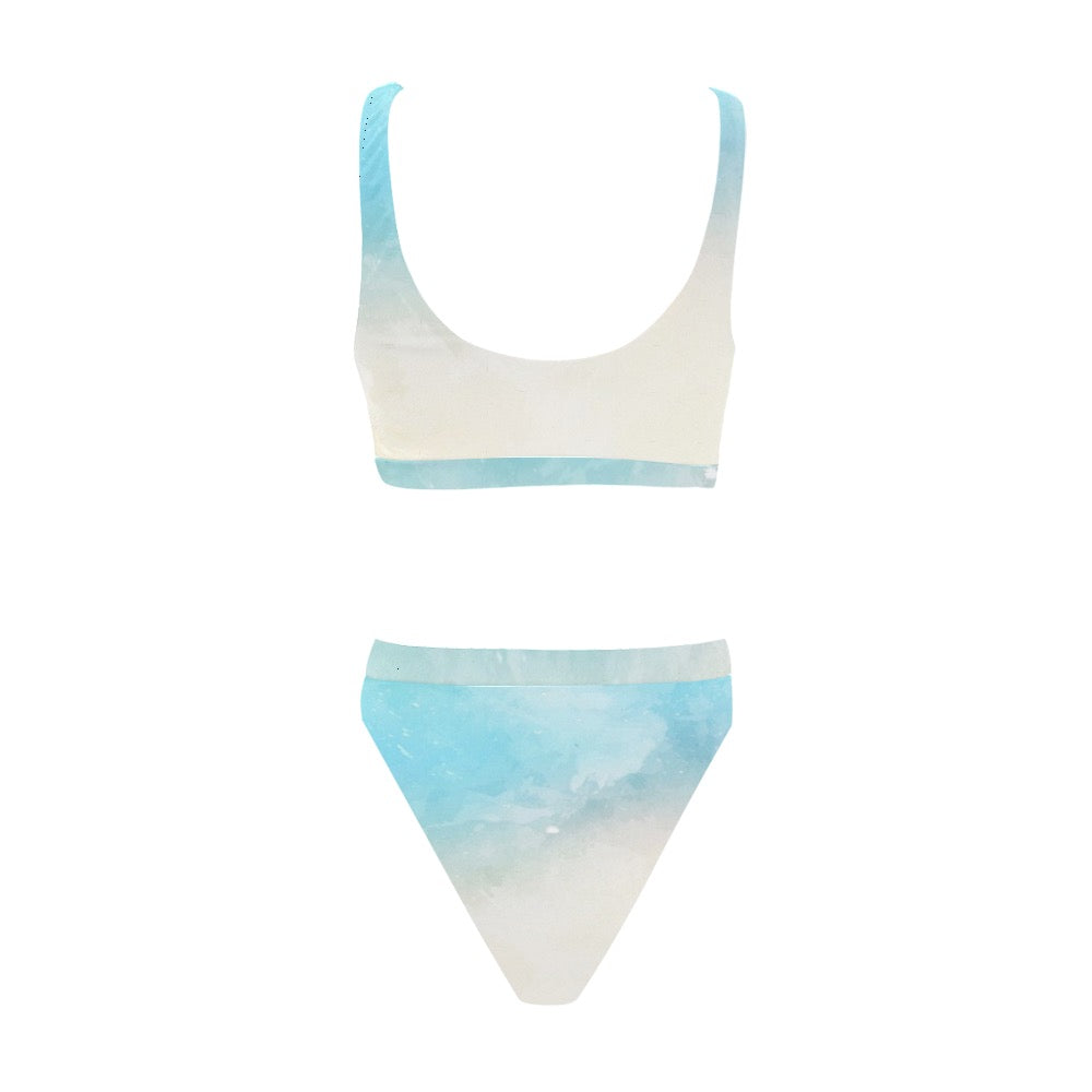 Bluish Sport Swimsuit