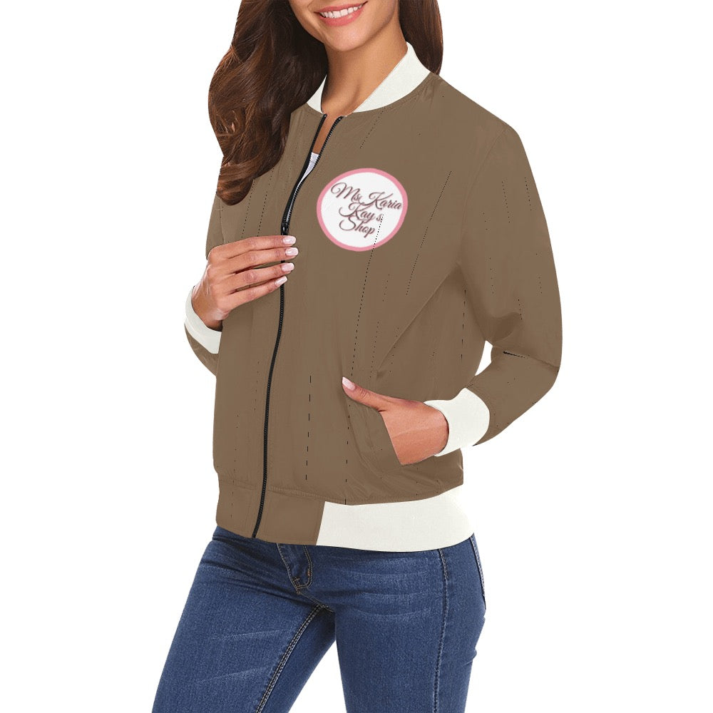 MsKaria Kay’s Shop Bomber Jacket for Women