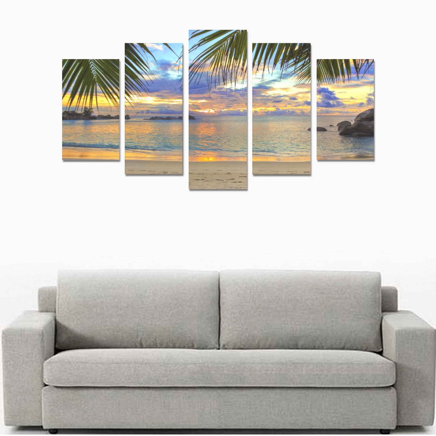 Tropical Sunset Canvas Print