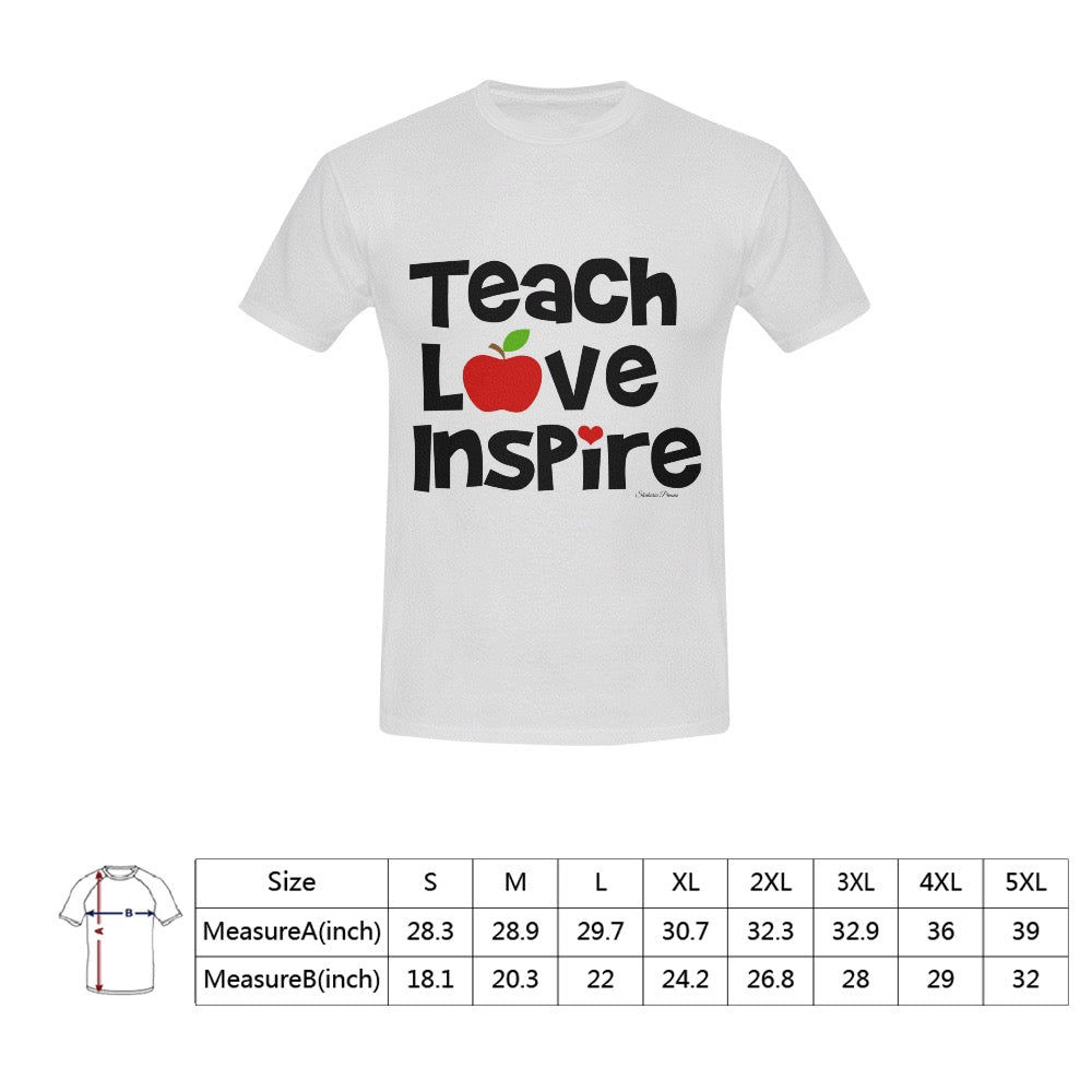 Teach, Love, Inspire Men's T-Shirt