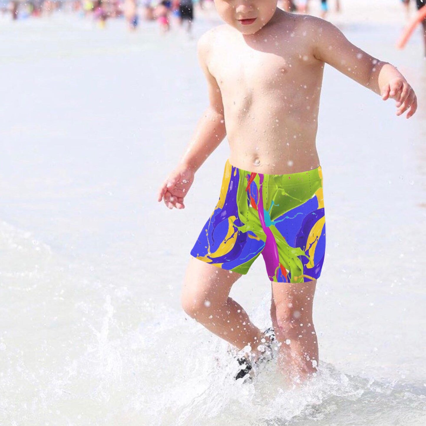 Color Mix Little Boys' Swimming Trunks