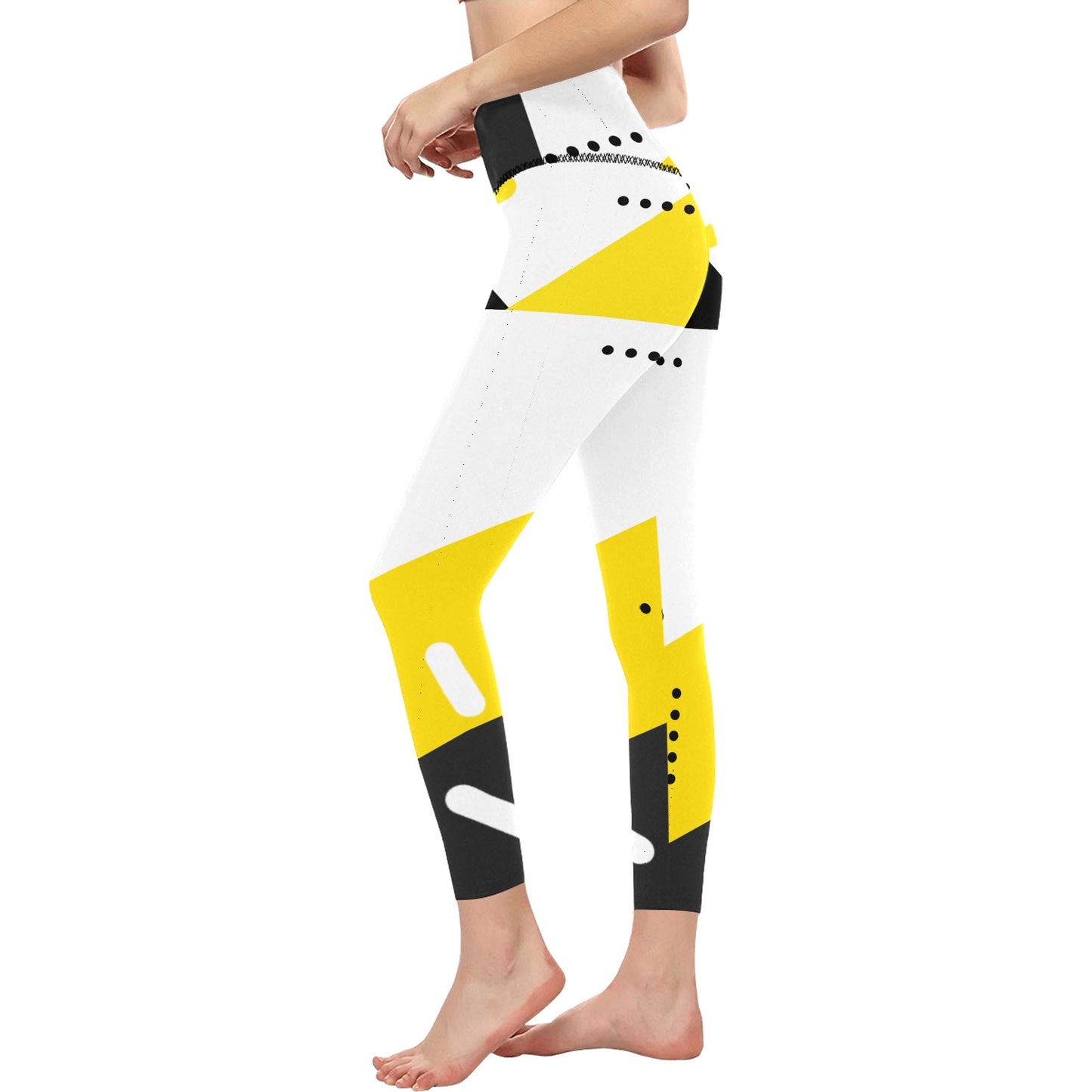 Black & Yellow Women's Leggings