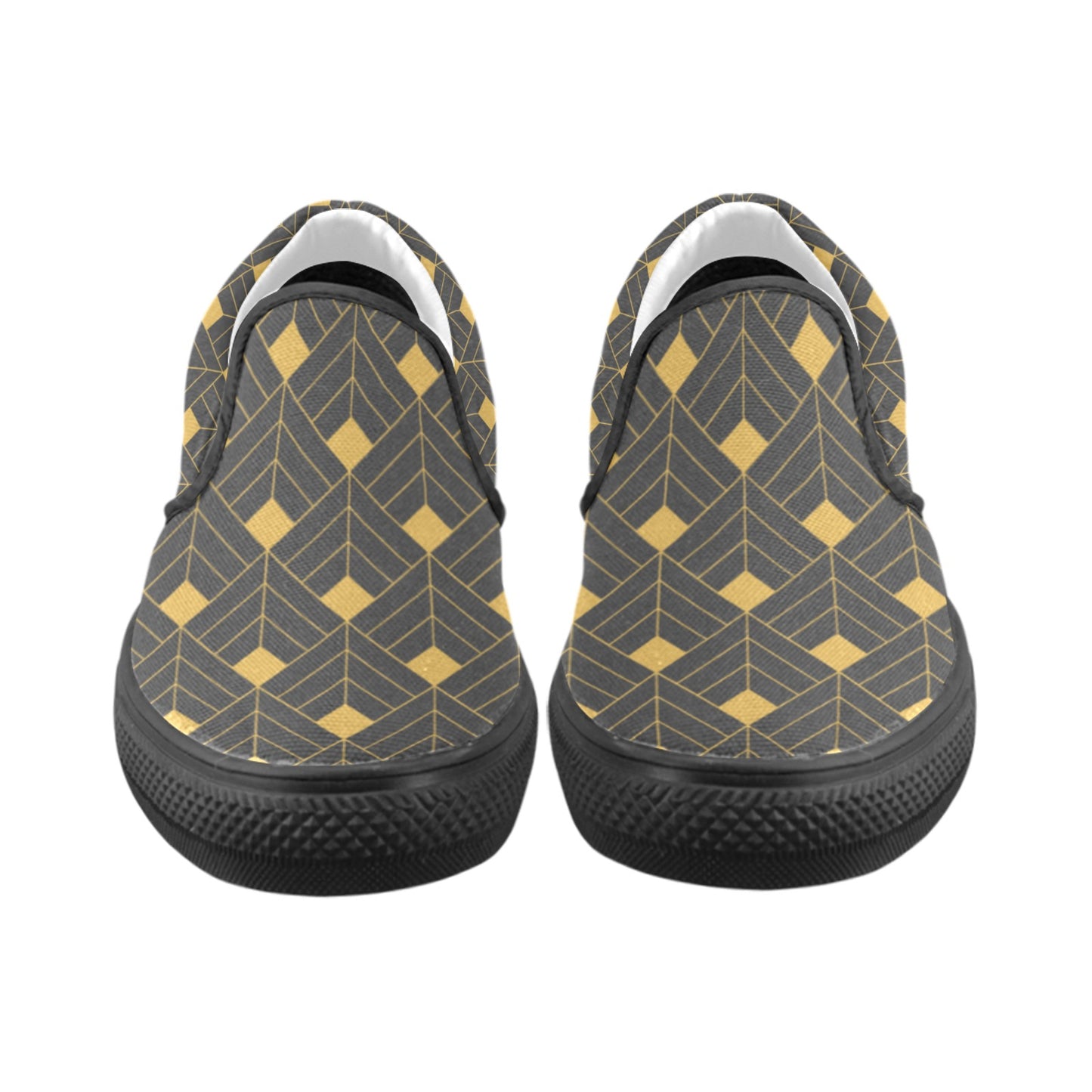 Gold Diamond Men's Slip-on Shoes