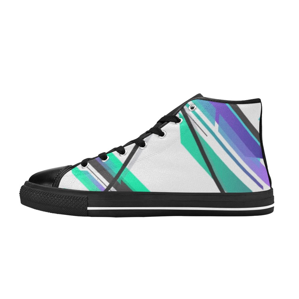 Retro Skate High Top Shoes- Kid