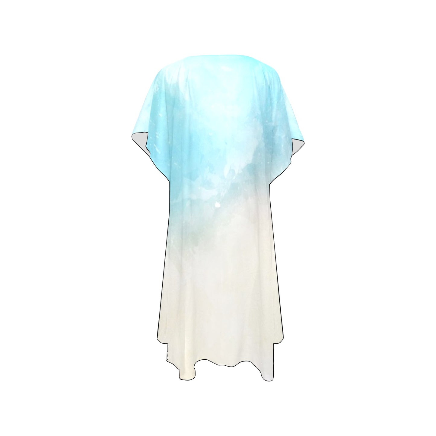 Bluish Chiffon Cover Up