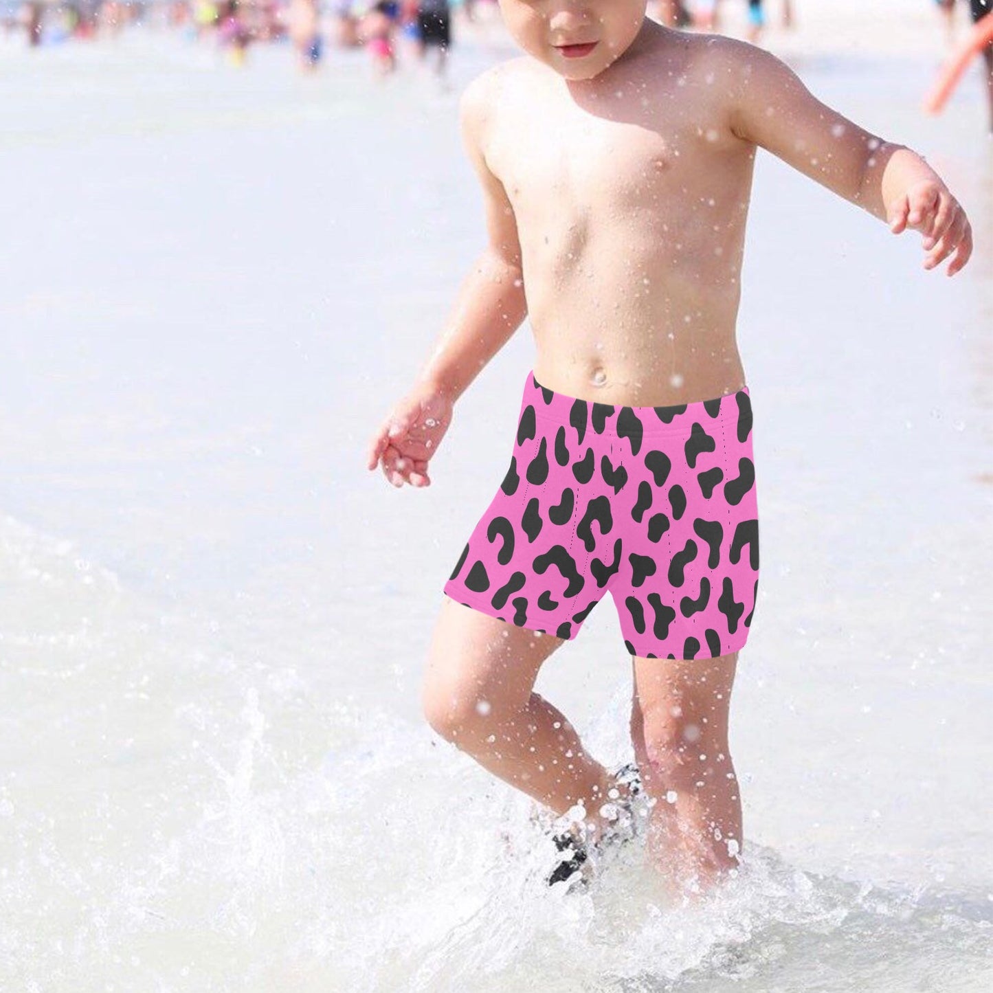 Pink Chee Little Boys' Swimming Trunks