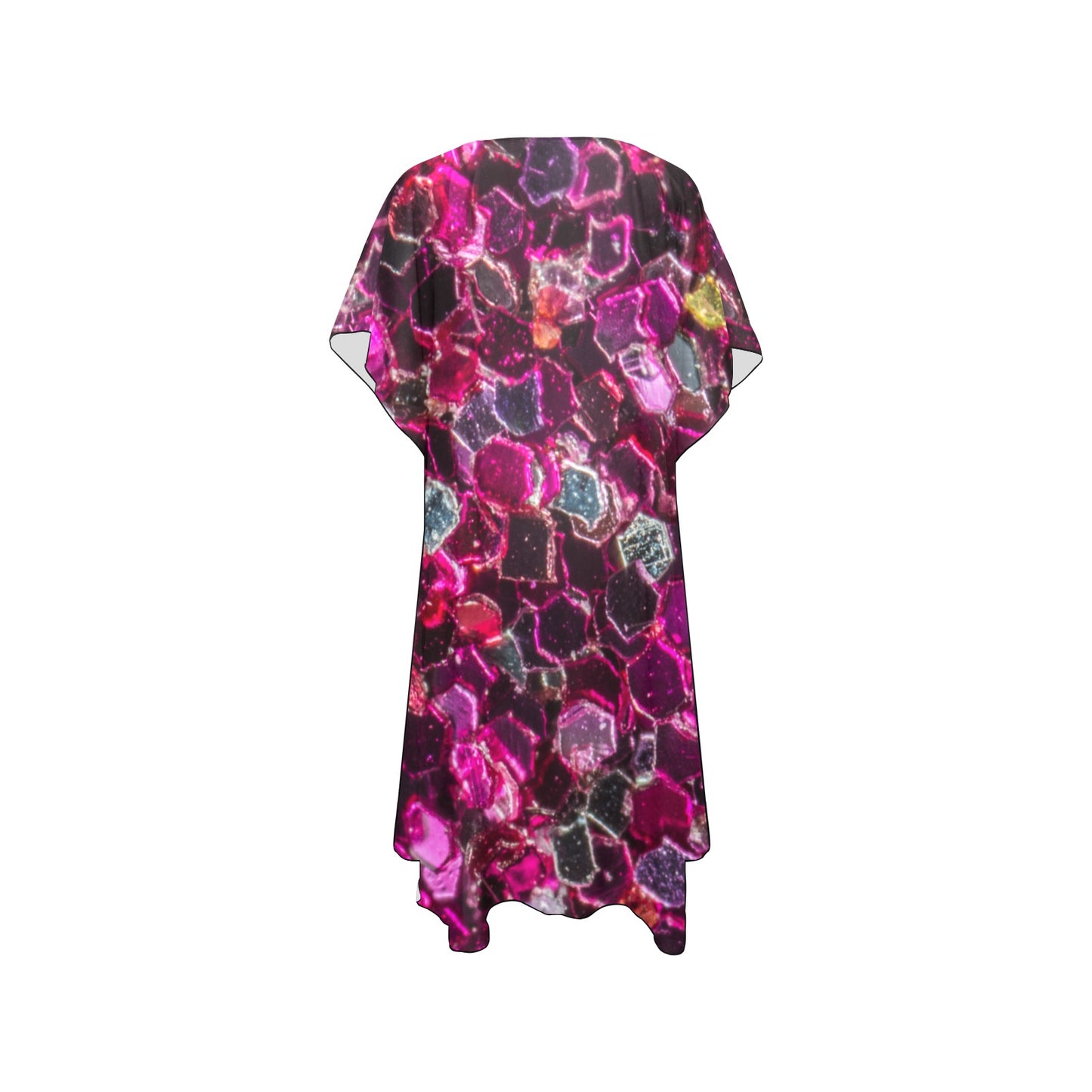 Pink Gem Chiffon Cover Up