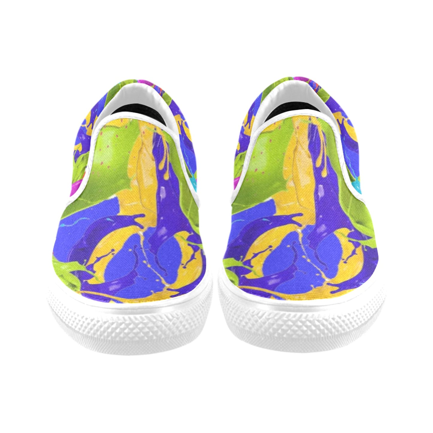 Color Mix Women's Slip-on Shoes