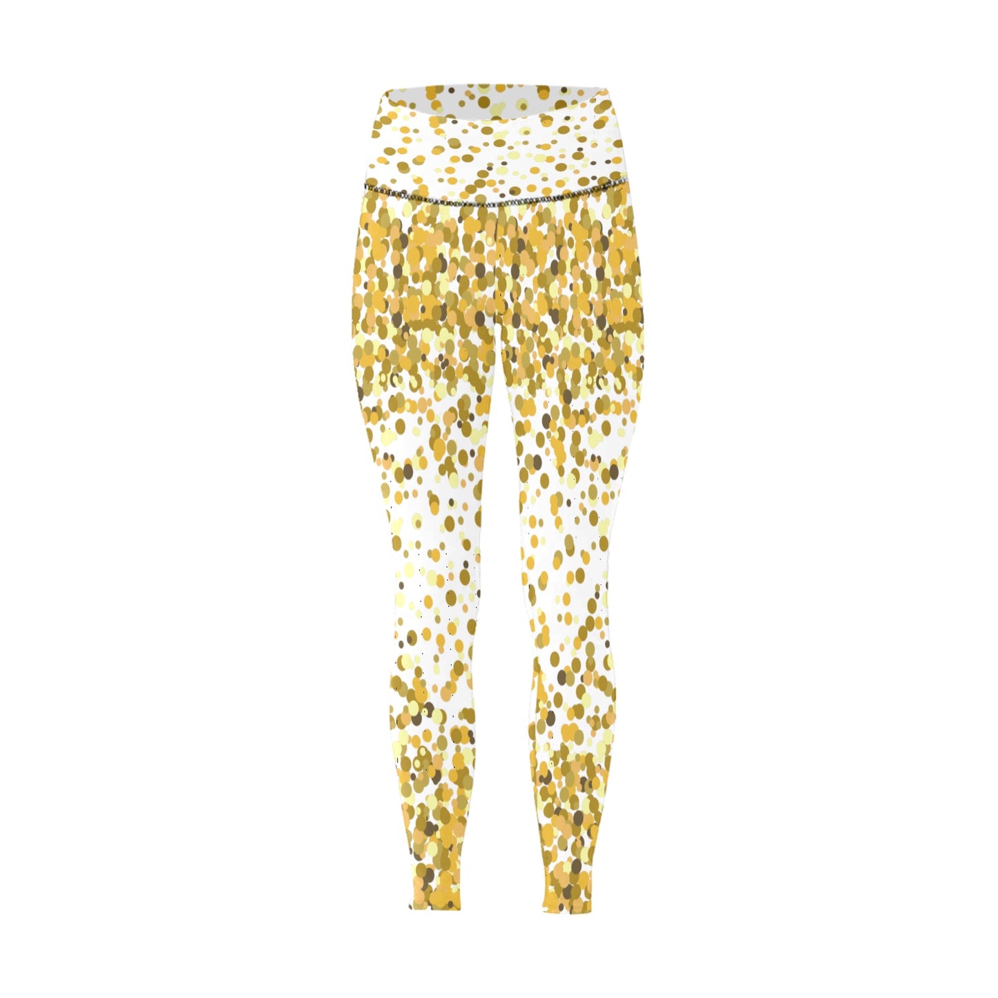 Gold Confetti Women's Leggings