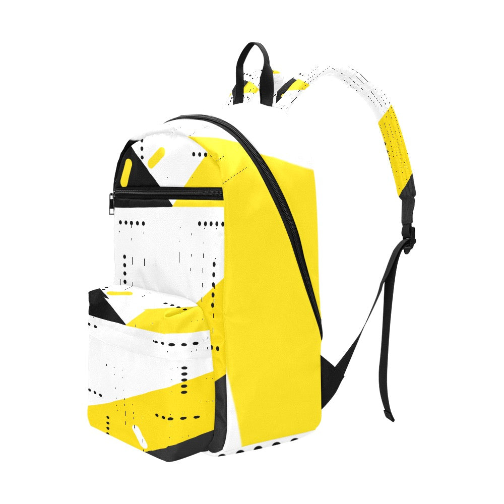 Black & Yellow Large Capacity Travel Backpack