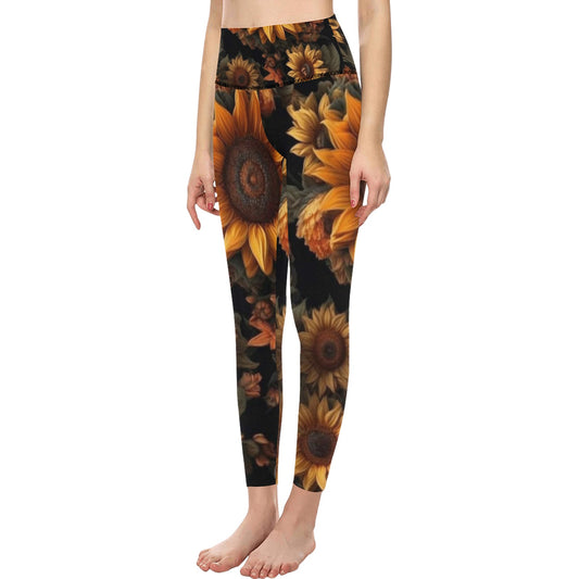 Sunflower Women's High-Waisted Leggings