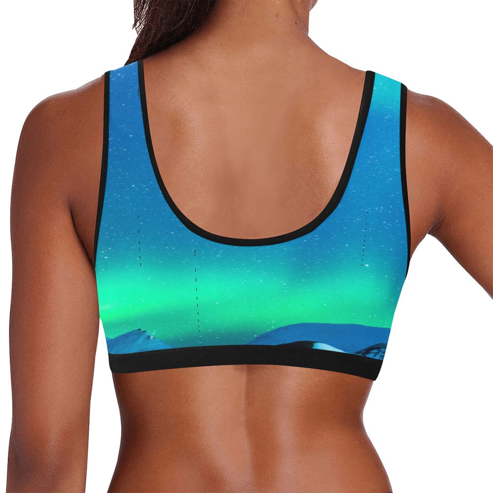 Sky Eclipse Women's Sports Bra