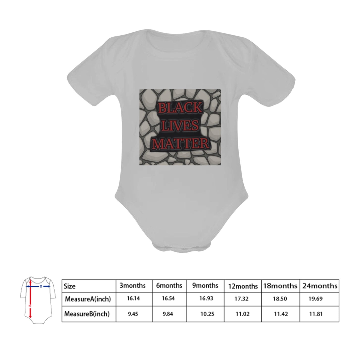 Black Lives Matter Baby Onesie