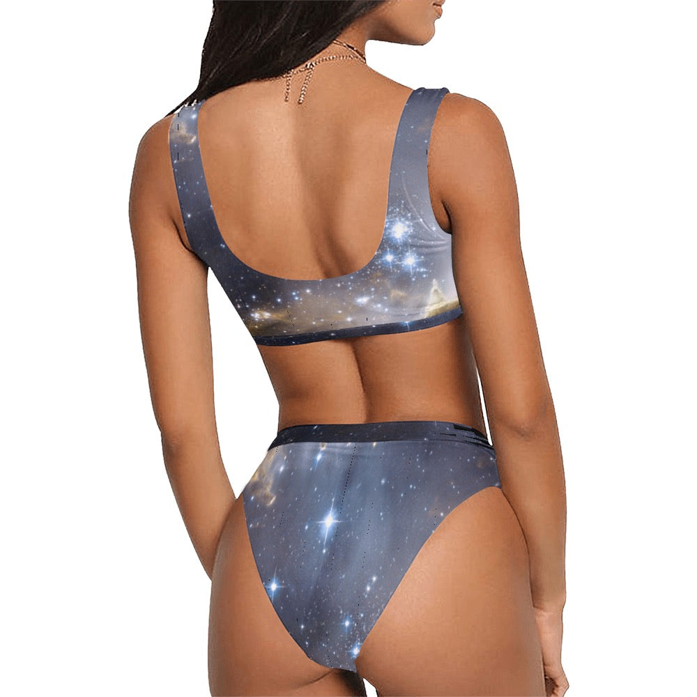 Night Galaxy Sport Swimsuit