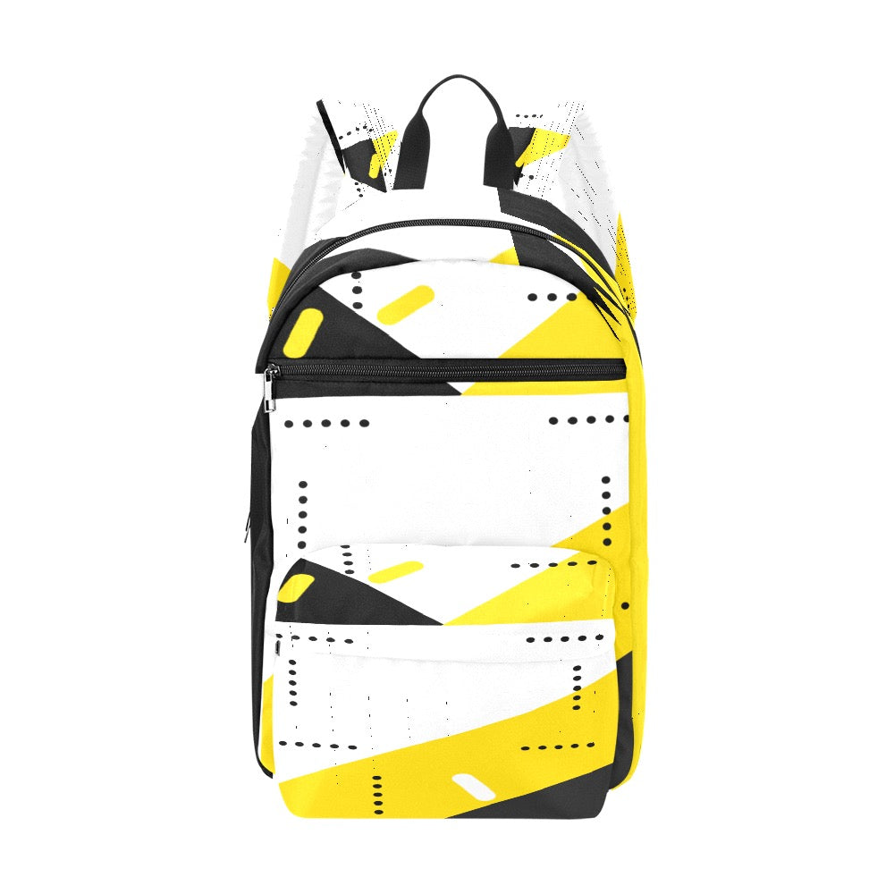 Black & Yellow Large Capacity Travel Backpack