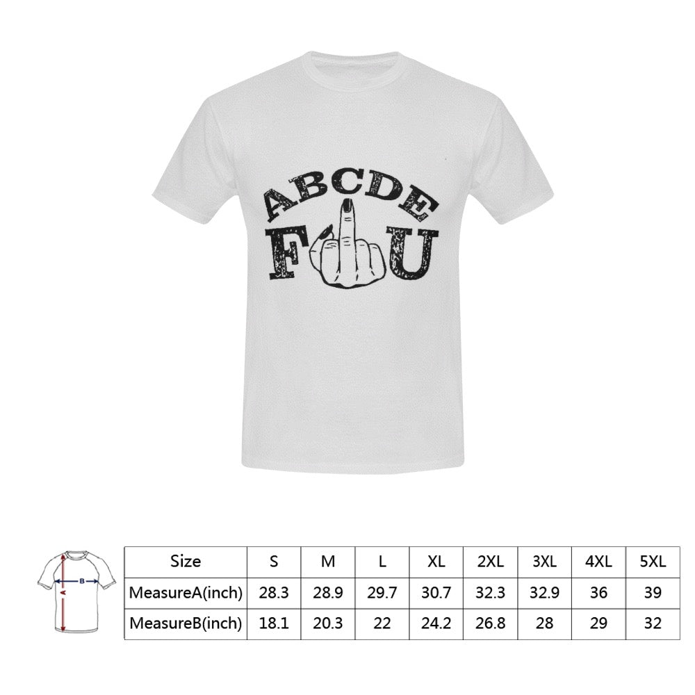 ABCDE F U Men's T-Shirt