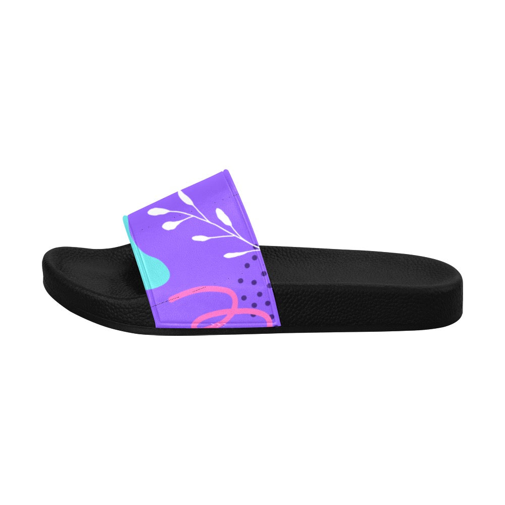 Purple Palms Women's Slides