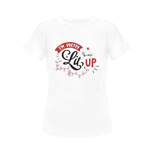 CHRISTMAS - Lit Up Women's T-Shirt