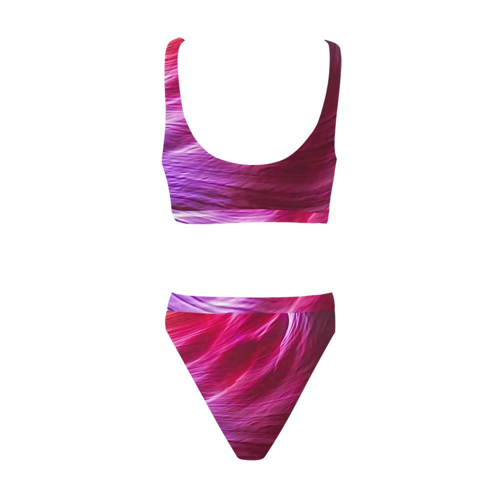 Purple Winds Sport Bikini Swimsuit