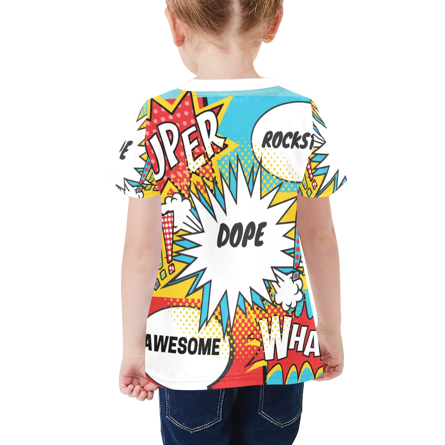 Comic Words Unisex T-Shirt-Kids