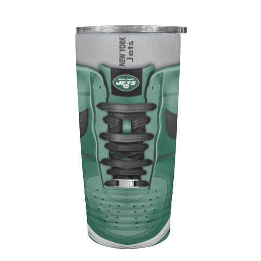 Jets Sneakers 20oz Insulated Stainless Steel Mobile Tumbler