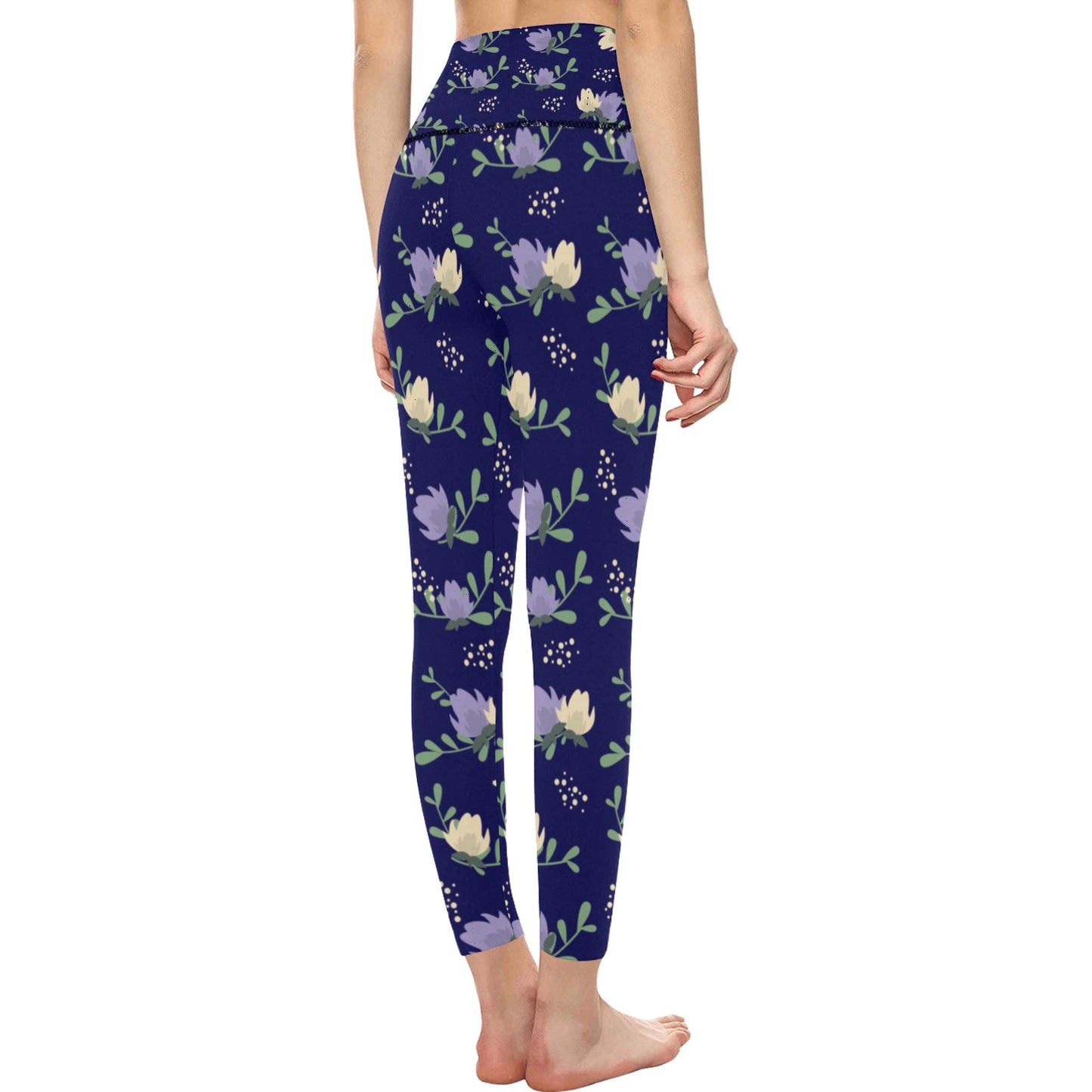 Night Flow Women's High-Waisted Leggings