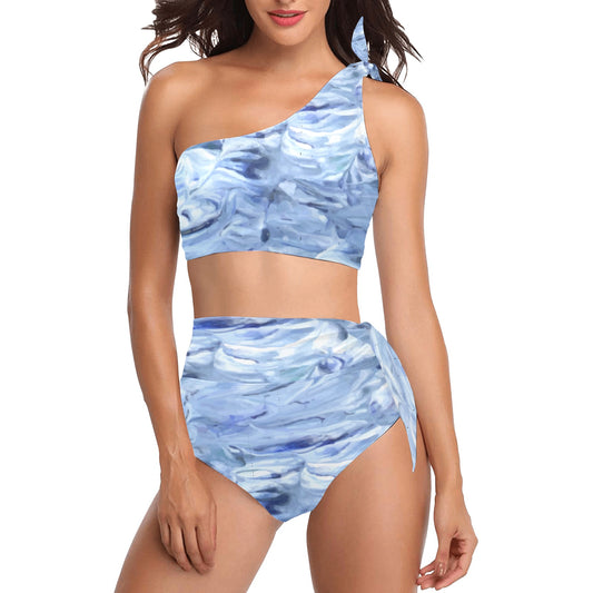 Motion In The Ocean One Shoulder Bikini Set