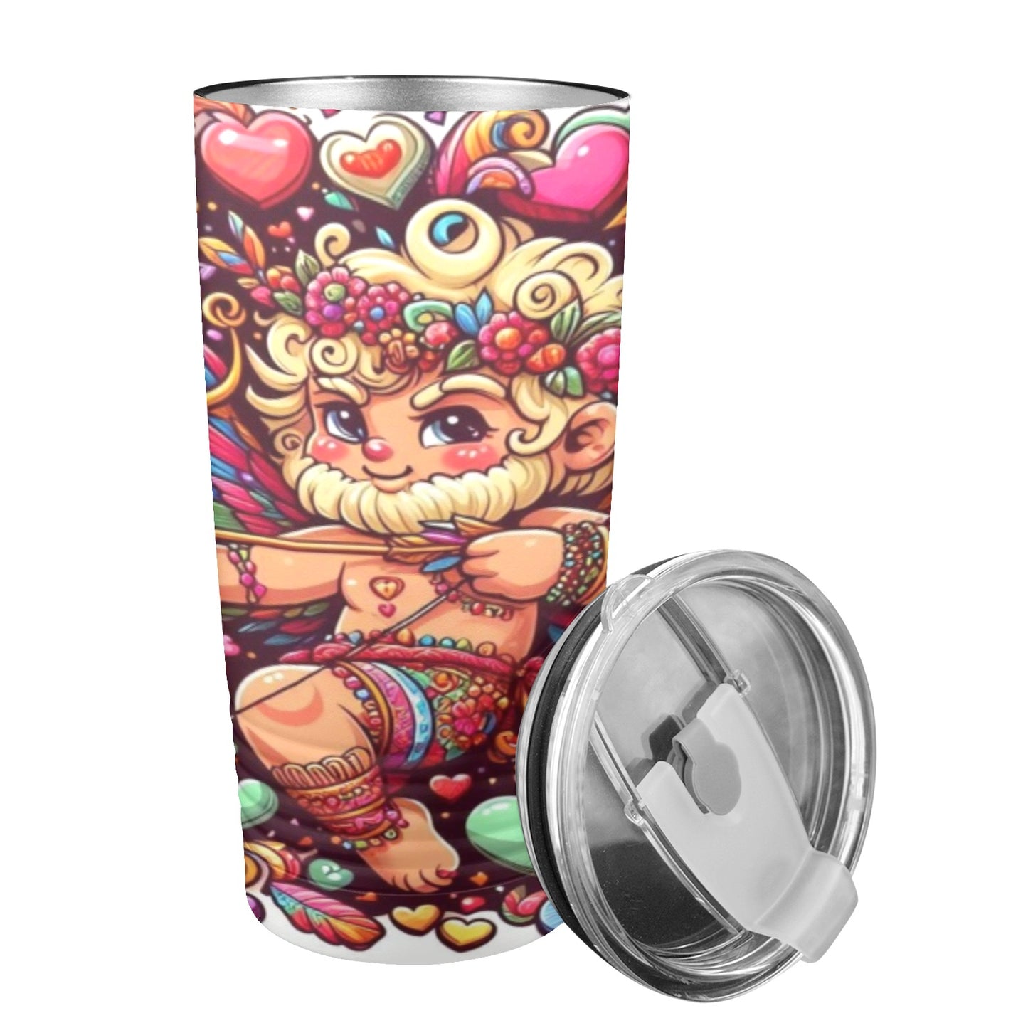 Cupid Love Valentine’s Day 20oz Insulated Stainless Steel Mobile Tumbler