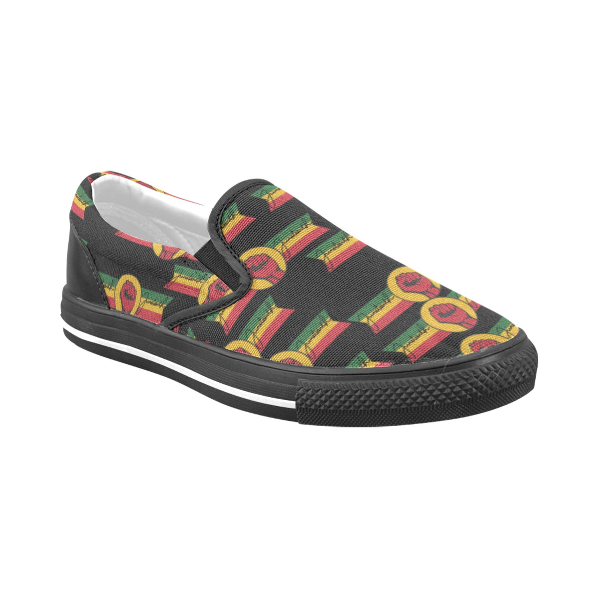 Juneteenth Men's Slip-on Shoes